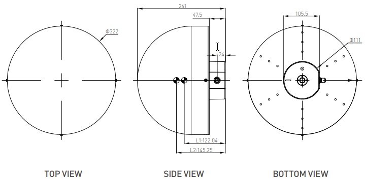 GNSS антенна Choke-Ring Harxon HX-CGX606A