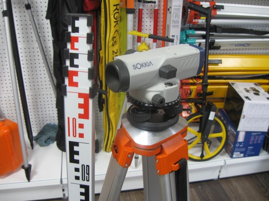 Нивелирный комплект Sokkia B40A + штатив + рейка 3 м