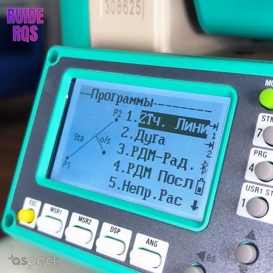 Тахеометр Ruide RQS | R2 (СКО 2&quot;, до 1000 м без отражателя, USB)