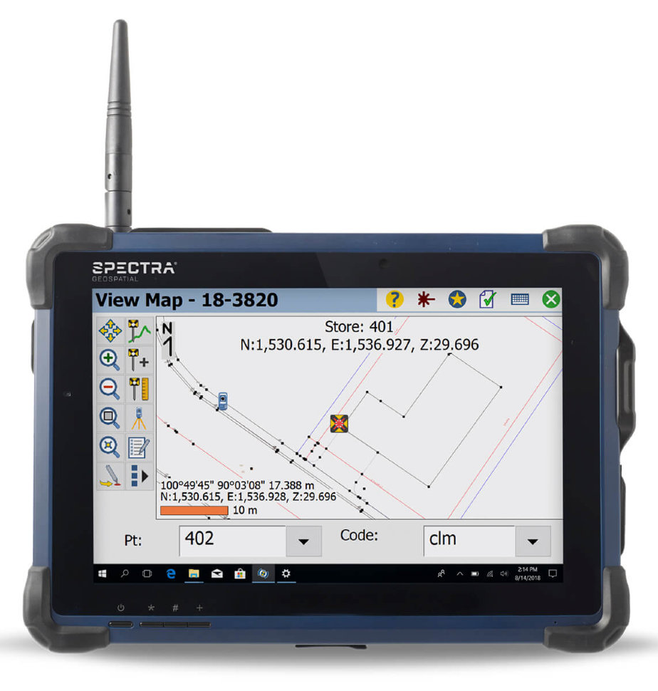 Планшет контроллер Spectra Geospatial ST10