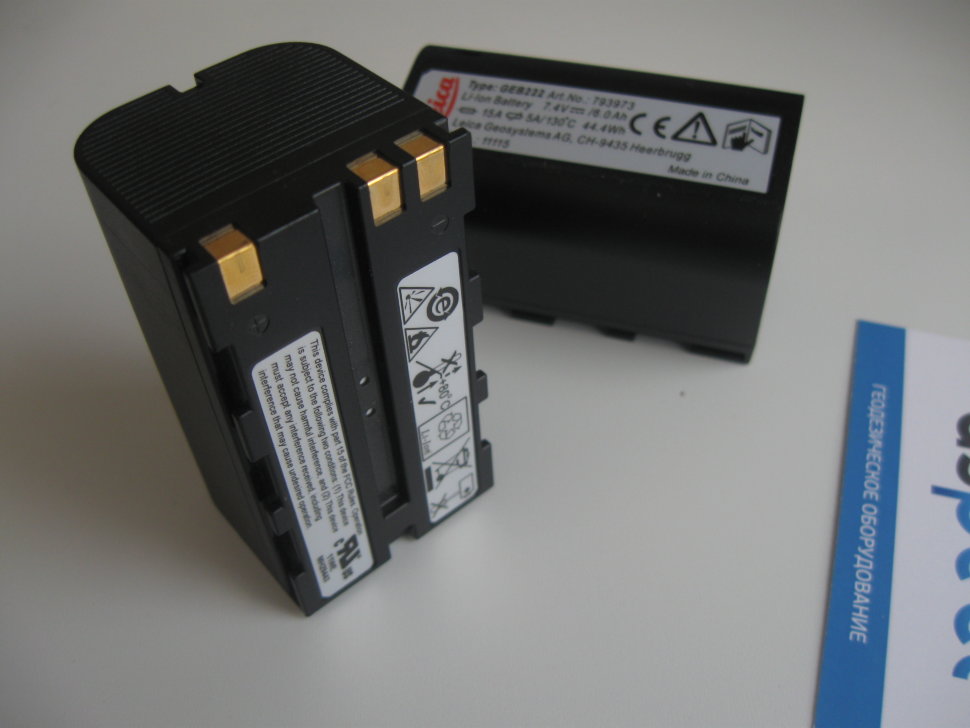 Аккумулятор LEICA GEB222 (7,4V;6.0 Аh, Li-Ion) (аналог)