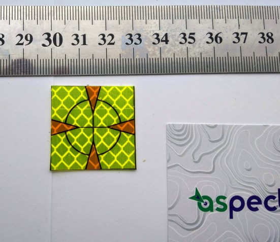 Отражатель пленочный 30*30 мм (42 шт.) ОП30+ желтый