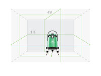 Лазерный уровень (нивелир) ADA 6D SERVOLINER GREEN