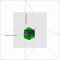 Лазерный уровень (нивелир) ADA CUBE 2-360 Green ULTIMATE EDITION