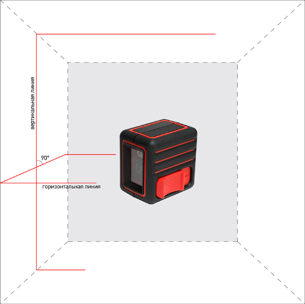 Лазерный уровень (нивелир) ADA CUBE MINI BASIC EDITION