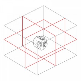 Лазерный уровень RGK PR-3D в кейсе