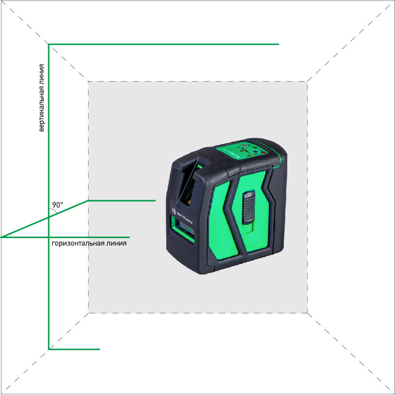 Лазерный нивелир (нивелир) Instrumax ELEMENT 2D GREEN