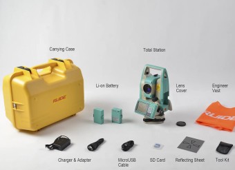 Тахеометр Ruide RIS One (СКО 1", 1000 м без отражателя, USB)