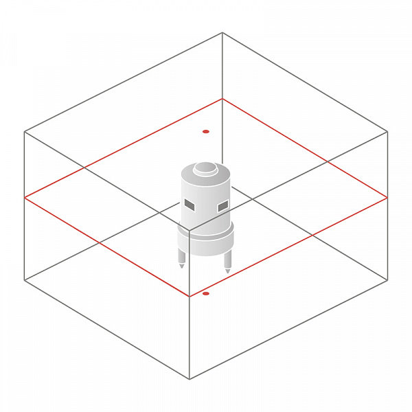 Лазерный нивелир NEDO SIRIUS1 HV + ACCEPTOR1