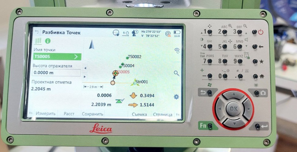 Тахеометр Leica TS10 R1000 (5")