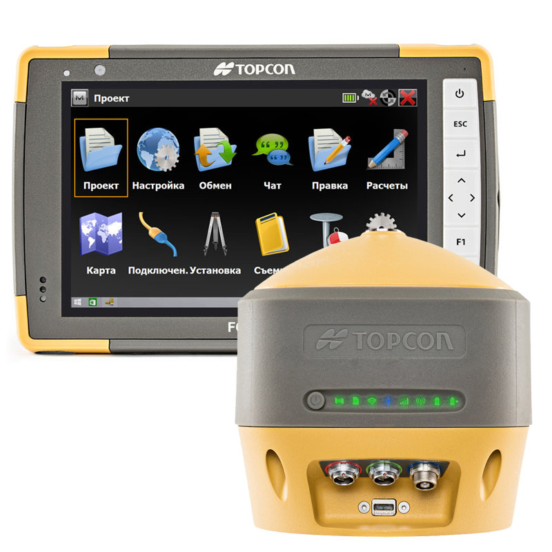 ГНСС приемник Topcon Hiper HR УКВ/GSM (GPS, ГЛОНАСС, L1, L2, BEIDOU, RTK 10 Гц)